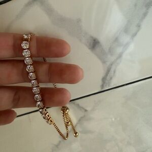 Elegant Gold and Silver Bracelet